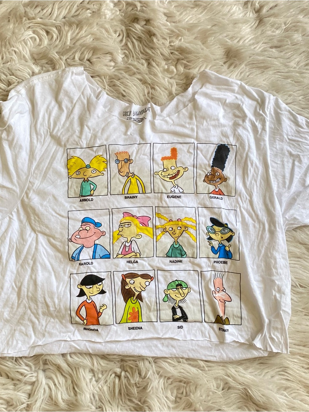 Hey Arnold Cropped Tee